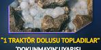 Sahilde yürüyenler ise gördükleri manzara karşısında şaşkına döndü.