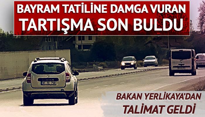 En son haberler |  Tatilin en çok konuşulan konusu oldu!  Bakan Yerlikaya'dan talimat: Seçici cezaları kaldırıldı