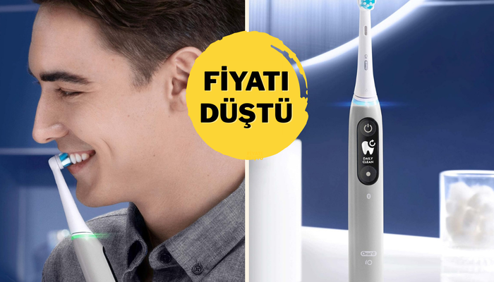 Oral-B iO-6 Şarjlı Diş Fırçası Okula ve Şehre Dönüş Fırsatları'na özel indirimde