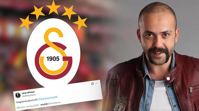 Sarp Akkaya'nın Galatasaray gönderisi sosyal medyada gündem oldu!