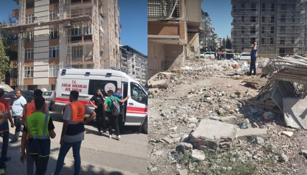 İnşaattan atılan molozlar çocukların üzerine düştü - Son Dakika Türkiye Haberleri
