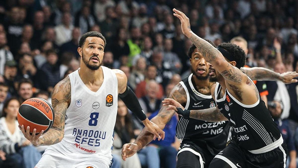 Son Dakika Spor Haberi | Anadolu Efes, Partizan deplasmanında mağlup