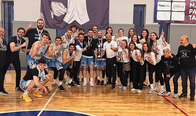 Erkek basketbol takımının hedefi Avrupa Şampiyonası!  Üsküdar Üniversitesi erkek basketbol takımı Süper Lig'in şampiyonu oldu!  - SPOR DALLARI