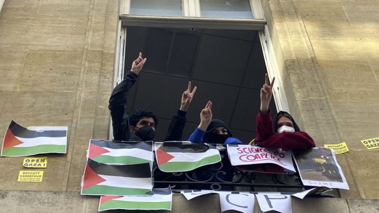 Gazze protestoları Fransa'ya sıçradı: Öğrenciler Paris'teki Sciences Po binasını işgal etti