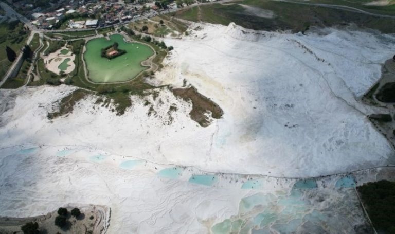 Pamukkale kuraklık tehlikesiyle karşı karşıya – Son Dakika Çevre, Cumhuriyet'in Ege Haberleri