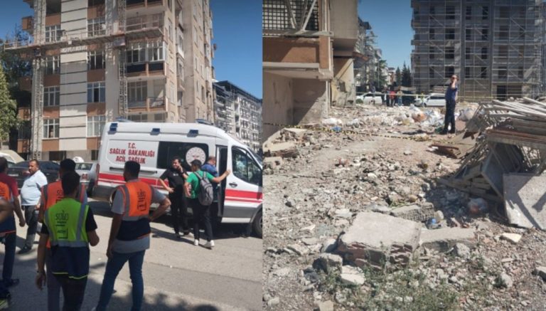 İnşaattan atılan molozlar çocukların üzerine düştü – Son Dakika Türkiye Haberleri