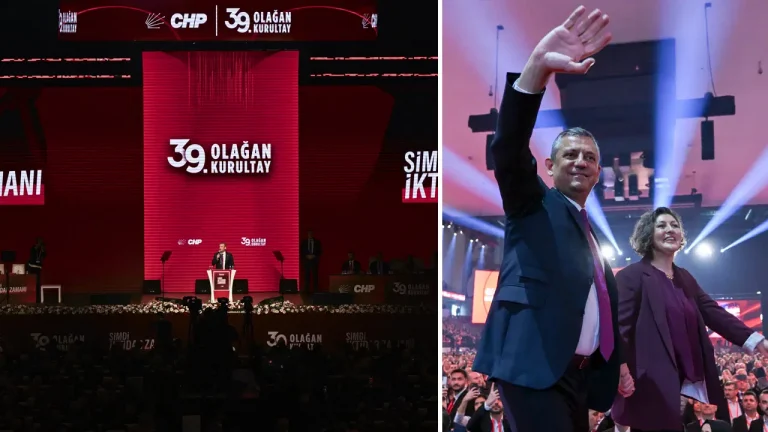 CHP 39. Olağan Kurultayı’nda İkinci Gün: Genel Başkan Seçimi Gerçekleşecek! Dikkat Çeken Pankart!